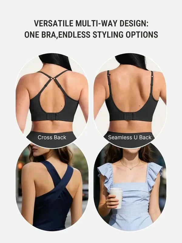 Seamless Ribbed Wireless T-Shirt Bra