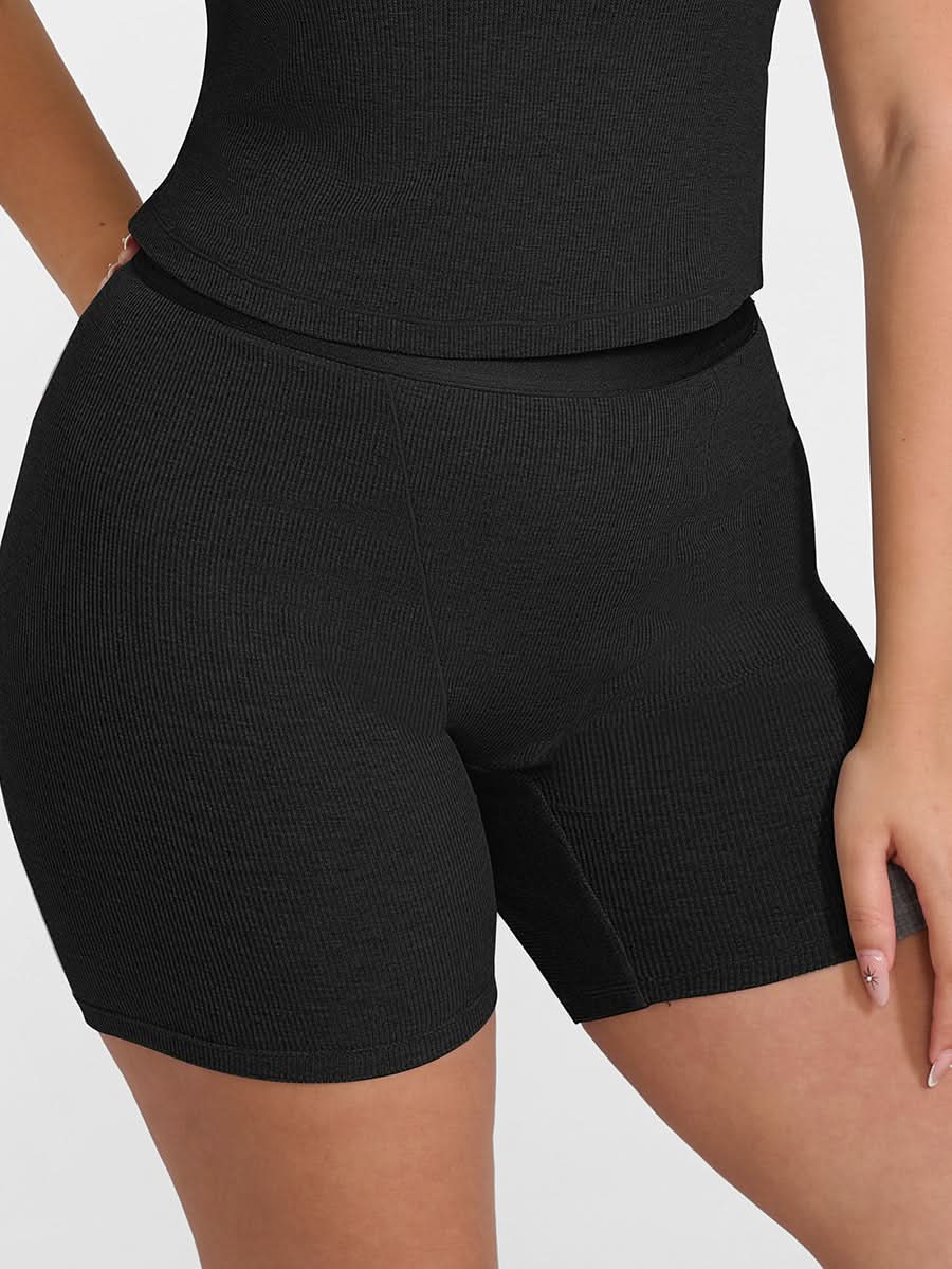 Ribbed Boxer Shorts