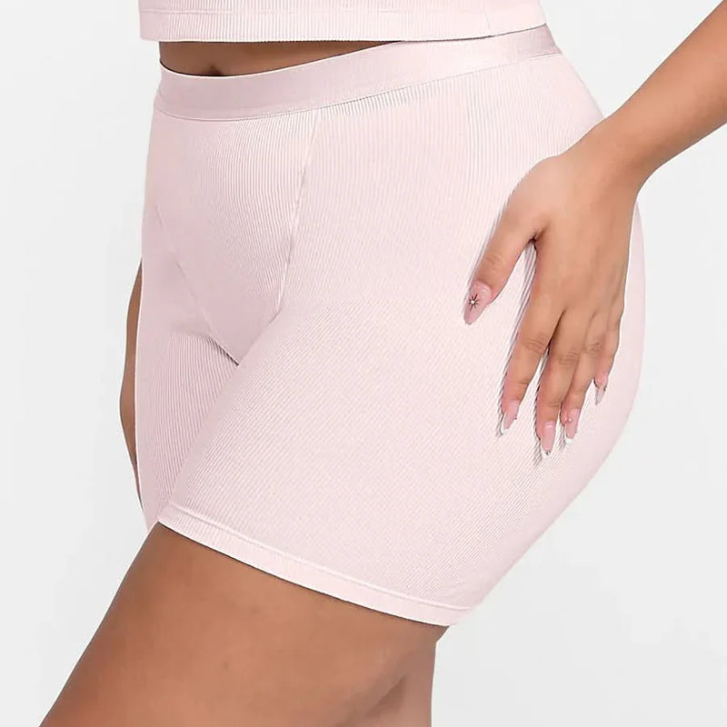 Ribbed Boxer Shorts
