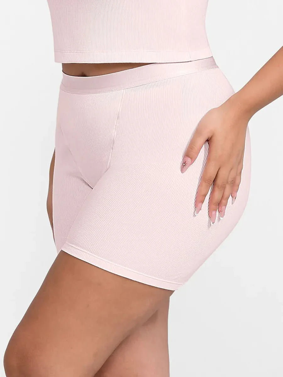 Ribbed Boxer Shorts