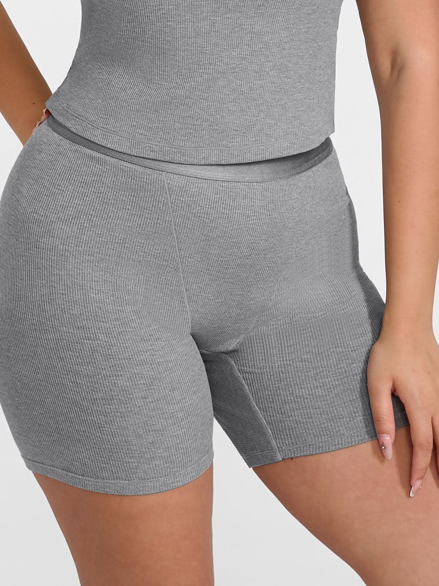 Ribbed Boxer Shorts