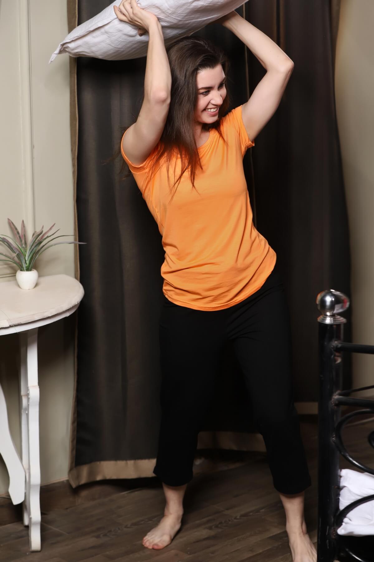 Bamboo Fabric Half Sleeves T-Shirt