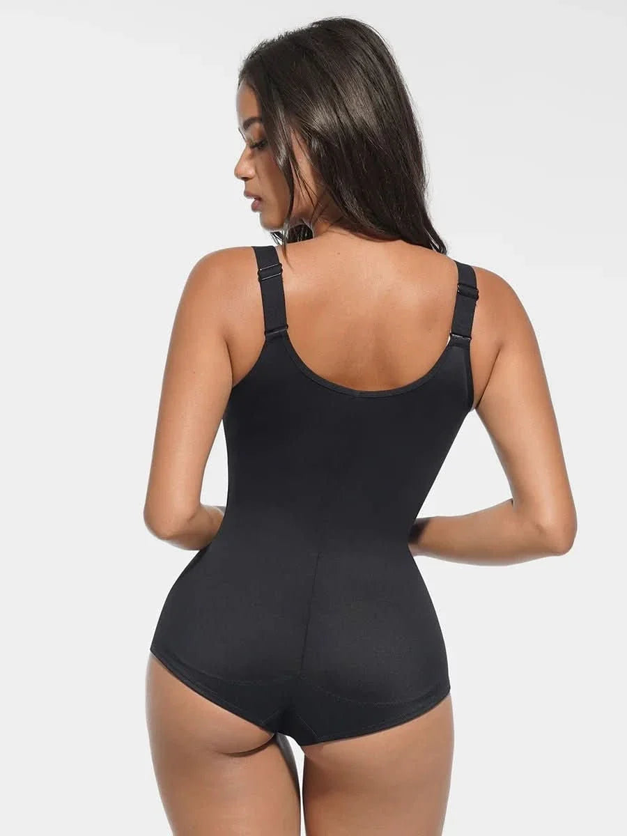 High-Elastic Shaping Bodysuit with Bust Support & Antibacterial Crotch