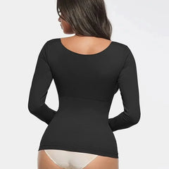 Seamless Waist and Tummy Control Shaping Top