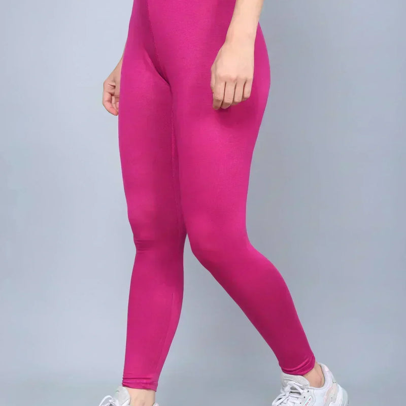 Bamboo Fabric Yoga Pant | Fuchsia