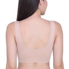 Pack Of 2 Womens Fashion Sports Bra | Seamless, Padded, Non-Wired Gym & Yoga Bra | High Support, Comfortable Everyday Bralette
