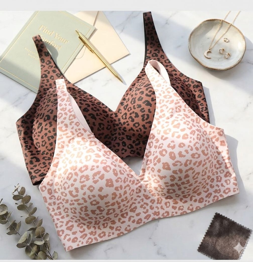 Seamless Wireless Push-Up Bra