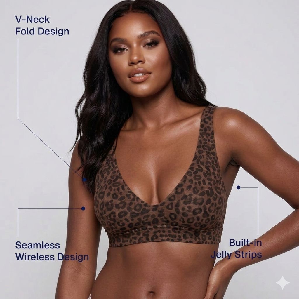 Seamless Wireless Push-Up Bra