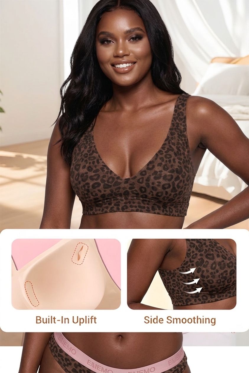 Seamless Wireless Push-Up Bra