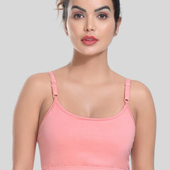 Bamboo Fabric Teenager Bra Non-Padded Non-Wired | Pop-On Bra | Detachable And Adjustable Straps | High Coverage Bra For Teenager | Pack of 2