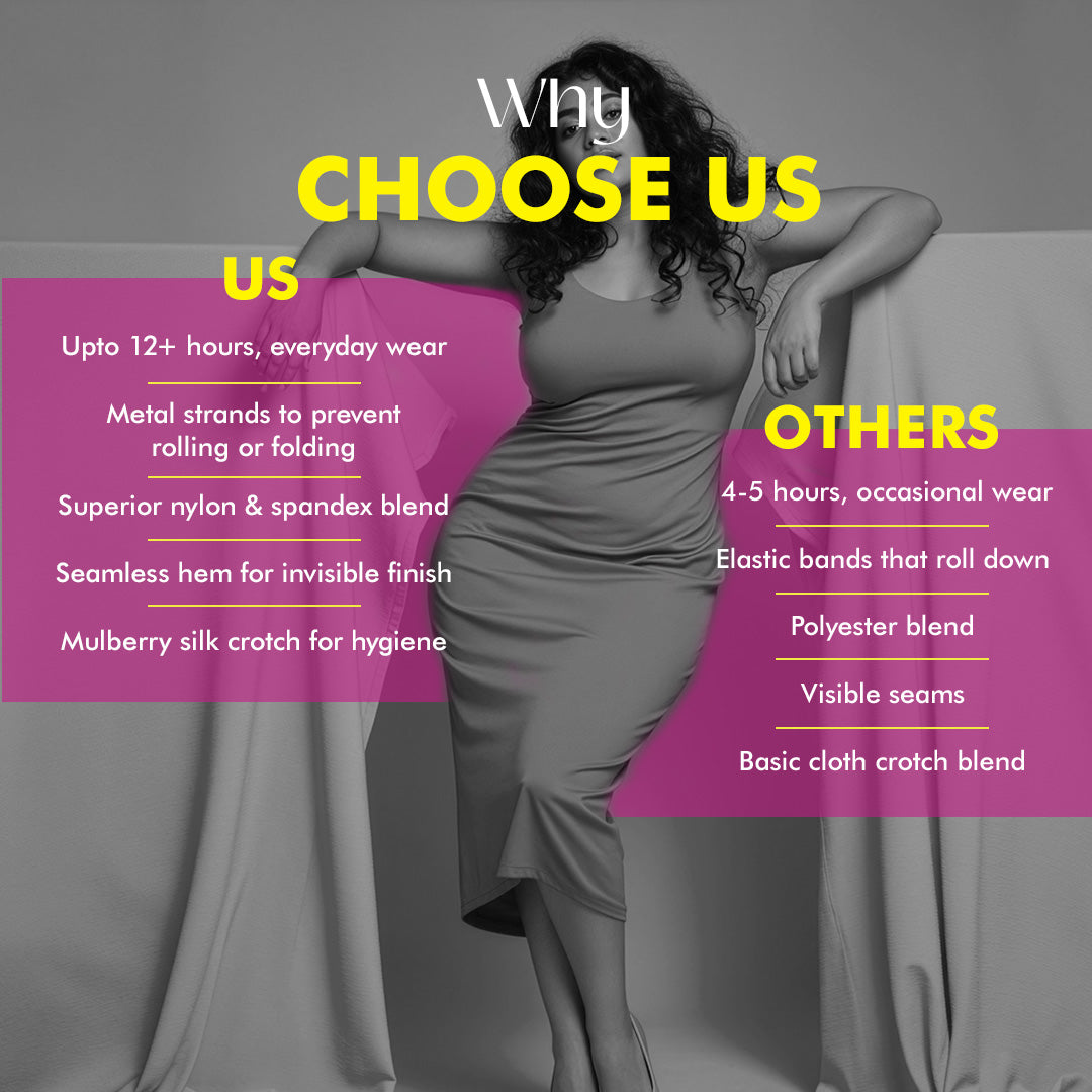 Tummy & Thigh Shaper Shorts (High Compression)