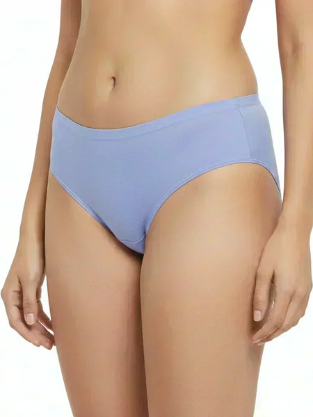 Bamboo Fabric Low Waist Underwear | Peach and Blue |  Pack of 2