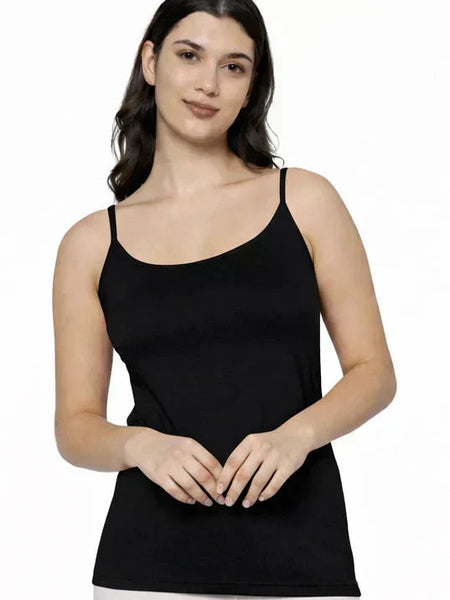 Bamboo Fabric Camisole – Soft, Breathable, Eco-Friendly, and Stylish for All-Day Comfort and Elegance | Black