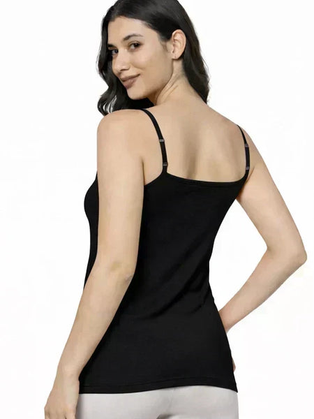 Bamboo Fabric Camisole – Soft, Breathable, Eco-Friendly, and Stylish for All-Day Comfort and Elegance | Black
