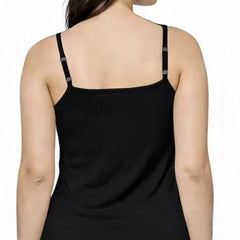 Bamboo Fabric Camisole – Soft, Breathable, Eco-Friendly, and Stylish for All-Day Comfort and Elegance | Black