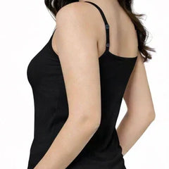 Bamboo Fabric Camisole – Soft, Breathable, Eco-Friendly, and Stylish for All-Day Comfort and Elegance | Black