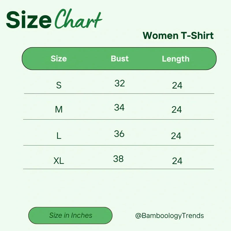 Women’s Bamboo Fabric Slim Fit H/S T-Shirt | Soft & Breathable | Papaya