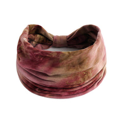Tie Dye Hair Band : Earthy Rose