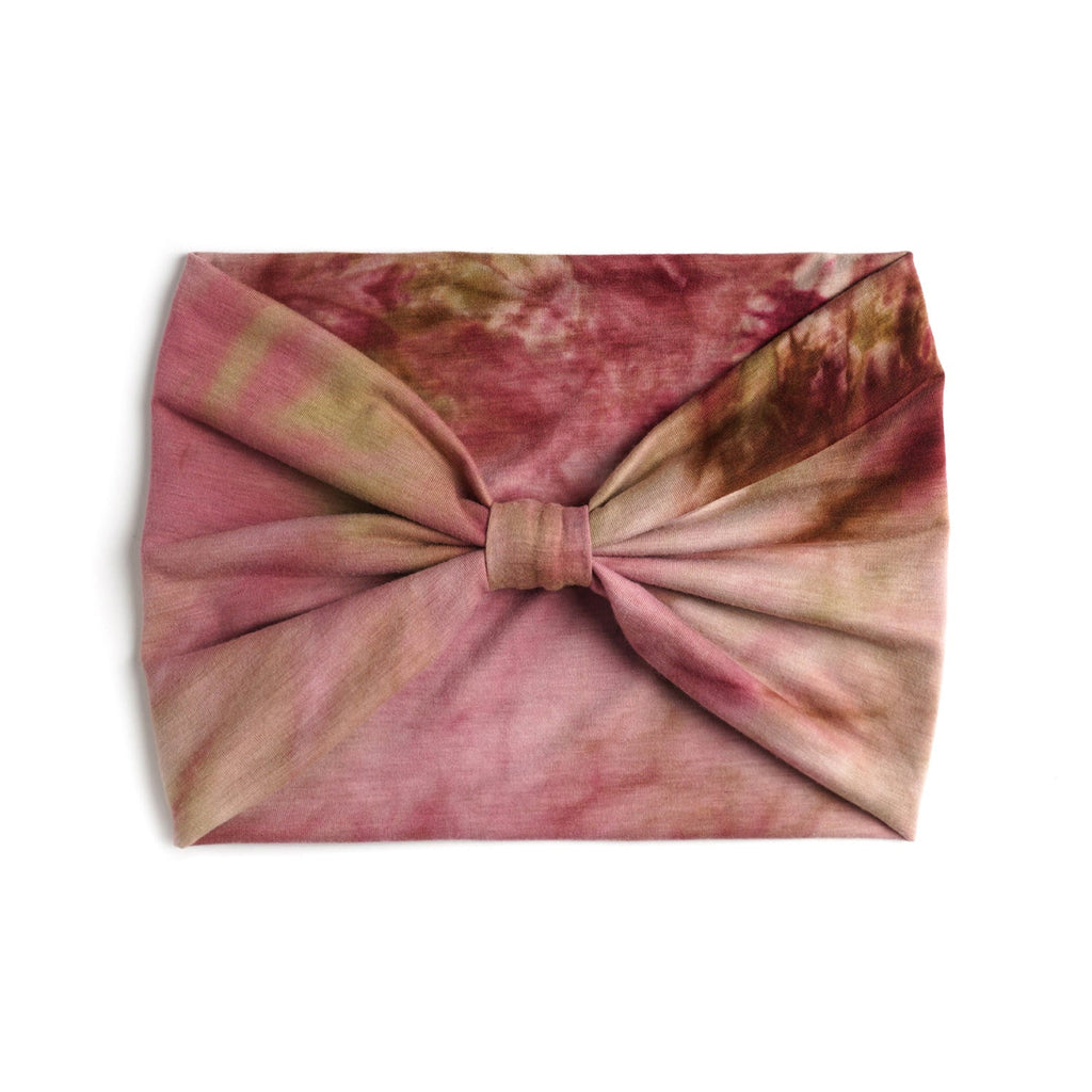 Tie Dye Hair Band : Earthy Rose