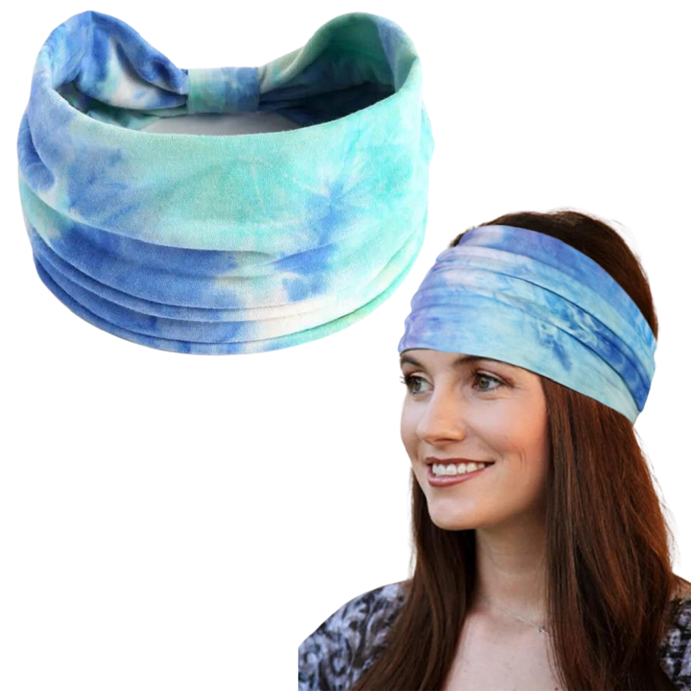 Tie Dye Hairbands Pack of 3 : Belle Mix