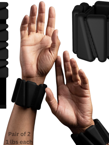 Wrist Weights (1lbs x 2) : Black