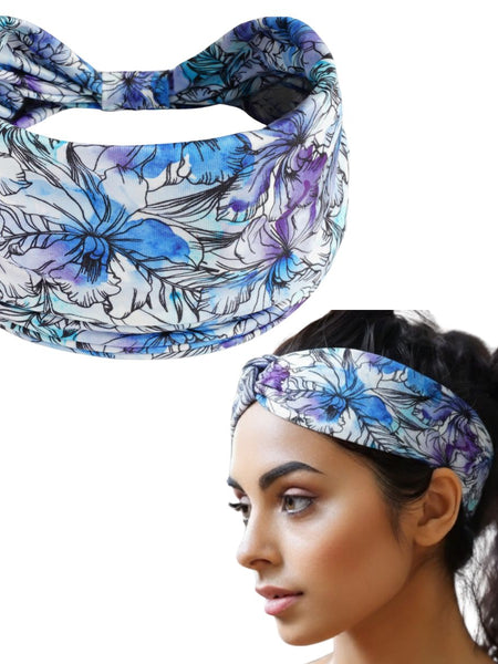 Nature's Love Hairband : Blue Orchid