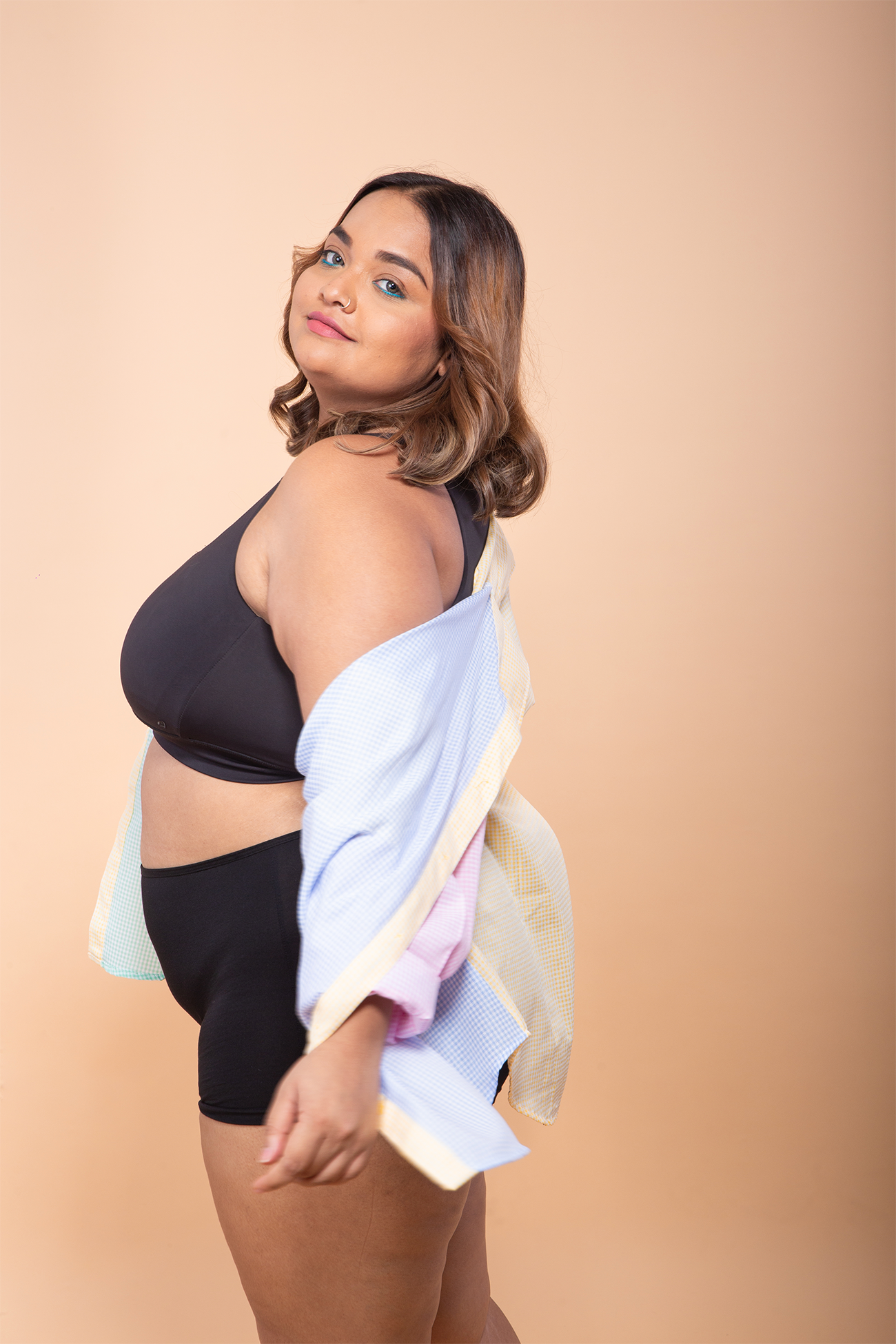Black boyshorts for women – Tilt modal underwear, soft absorbent fabric.