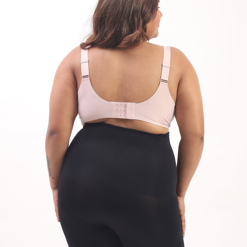 Annie – High Waist Sculpting Shorts in Black