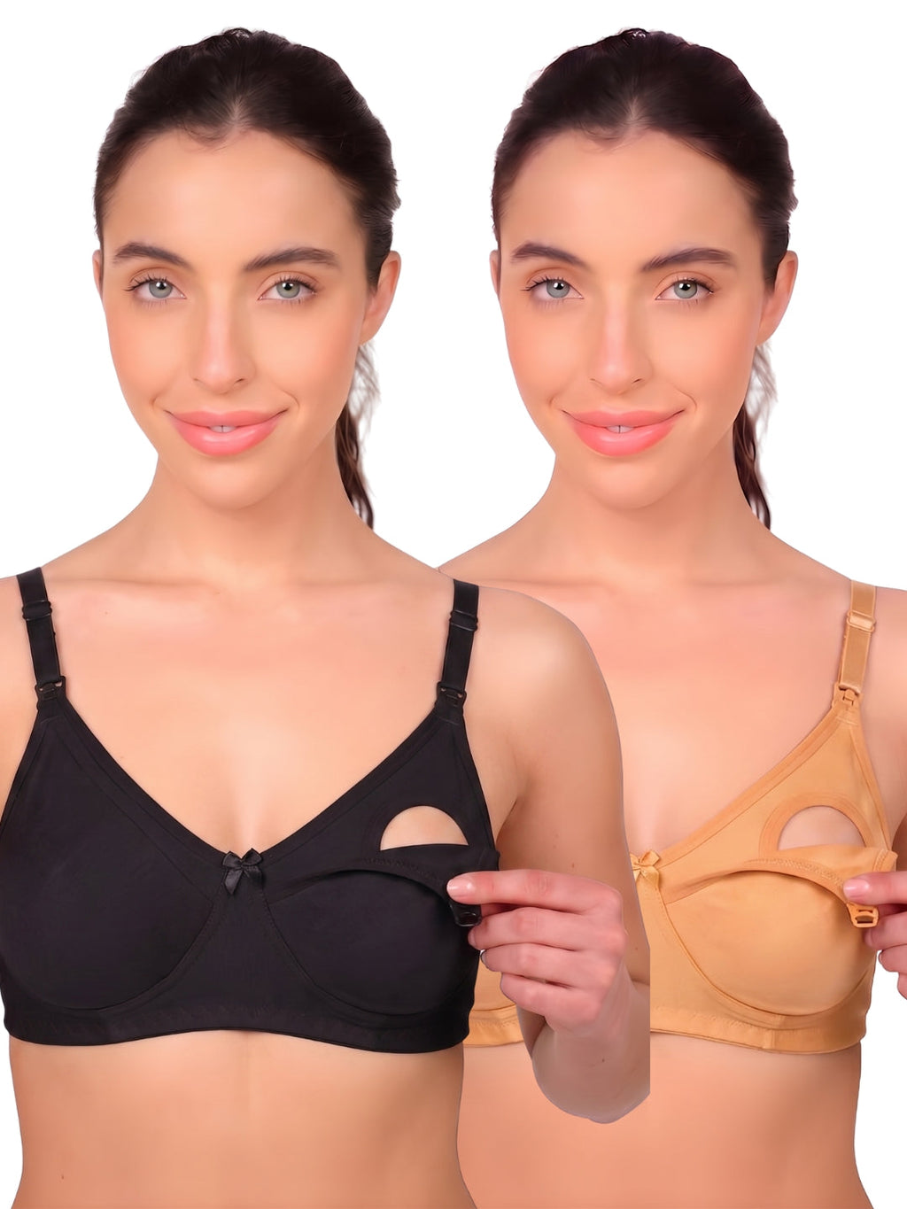 Munns & Mars Pack of 2 Women's Maternity Bra