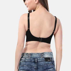 Women Organic Antimicrobial Soft Feeding Full Bust Seamless Nursing, Breastfeeding Maternity Bra with Remove Pads Pack of 3