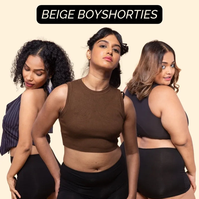 Black Boyshorts Pack of 3 - Modal Fabric