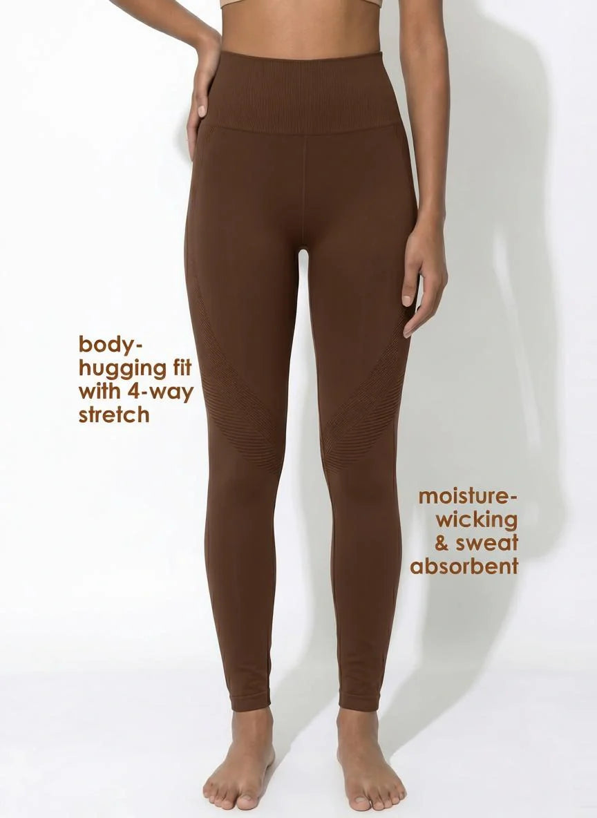 Buy_Blossom_BL_SL_L_55_Seamless_High_Waist_Activewear_Leggings_Brown_2