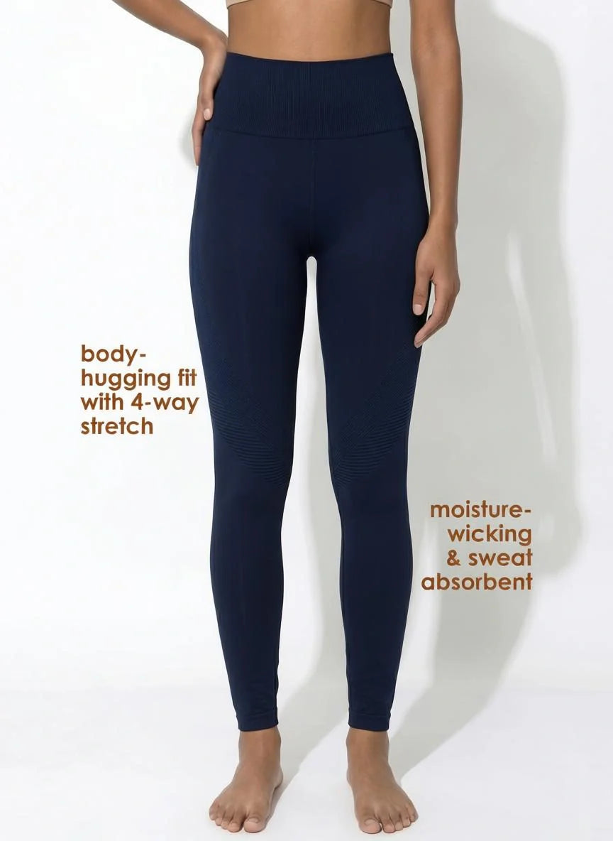 Buy_Blossom_BL_SL_L_54_Seamless_High_Waist_Activewear_Leggings_Navy Blue_2