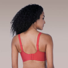 SOIE Woman - Padded Full Coverage Seamless T-shirt Bra with Invisible Flexi Underwire - Bonded Bra -for Women