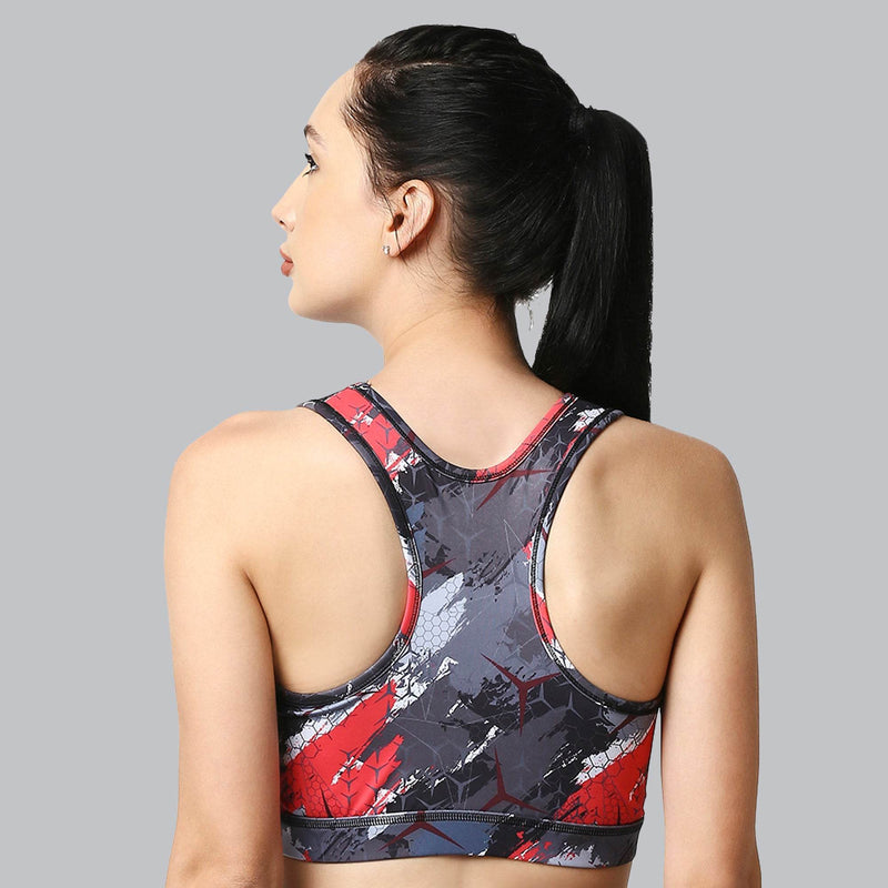 SOIE Woman - Medium Impact Racerback Sports Bra - Sports Bra -for Women