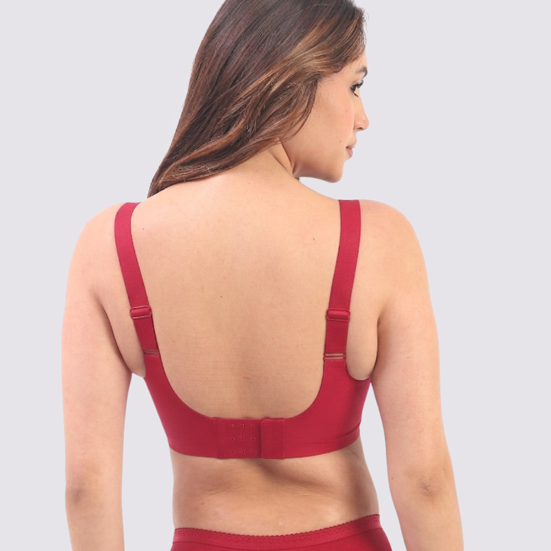 Bello – Wireless Red Bra for Everyday Comfort