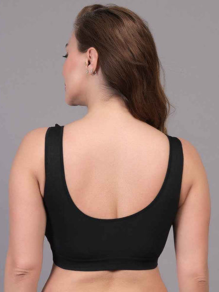 Women Full Coverage Non Wired Lightly Padded Sports Workout Bra