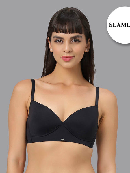 SOIE Woman - Full Coverage Padded Non Wired T-shirt Bra - Bra -for Women