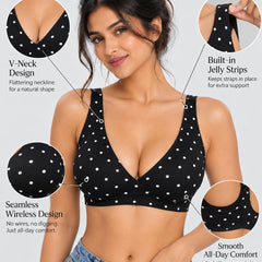 Seamless Wireless Plunge Bra