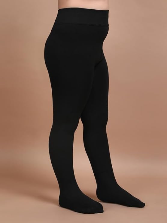 Brachy Girls Pack Of 2 Girls Thermal Fleece Lined Winter Warm Tights Pantyhose Stockings