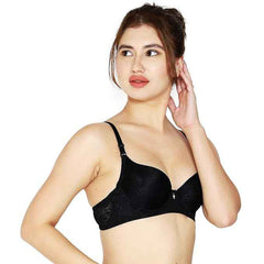 women Self Design Wired Lightly Padded Pushup Bra