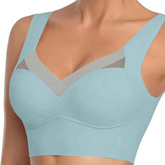 Women Wirefree Comfortable Padded Lift Push Up Thin Soft Sexy Back Smoothing Everyday Pullover Bras