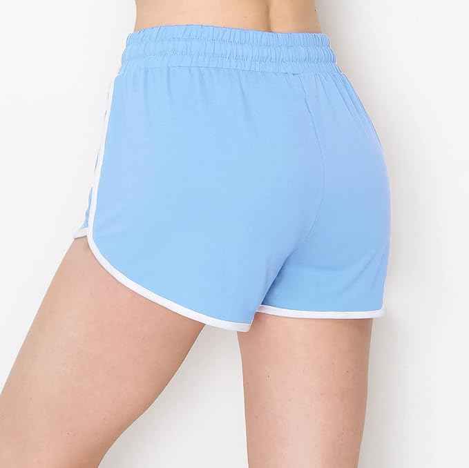 Plus Size for Women Cotton Shorts Dolphin Design Athletic Shorts Women Sports Shorts for Dance, Yoga, Running