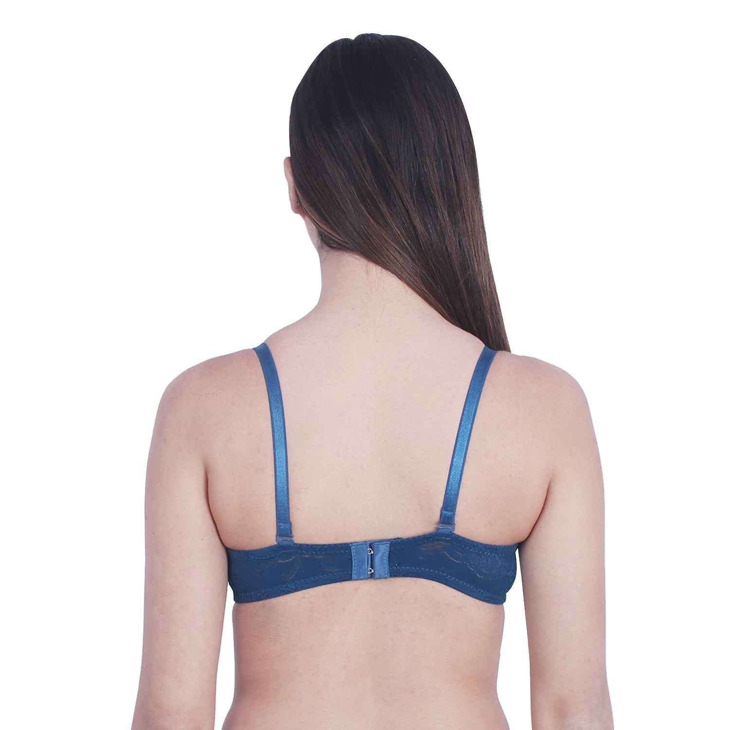women Self Design Wired Lightly Padded Pushup Bra