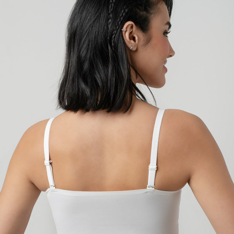 Ava Leafy Lace Camisole | V-Neck with Light Padding