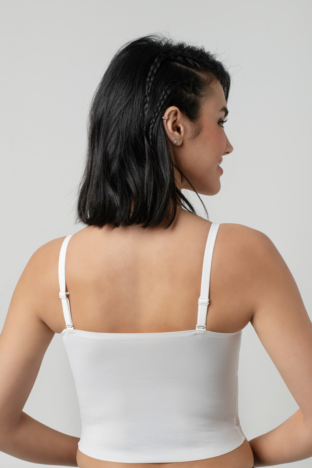Ava Leafy Lace Camisole | V-Neck with Light Padding