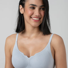 Sienna | V-neck With Scallop Detail Bra