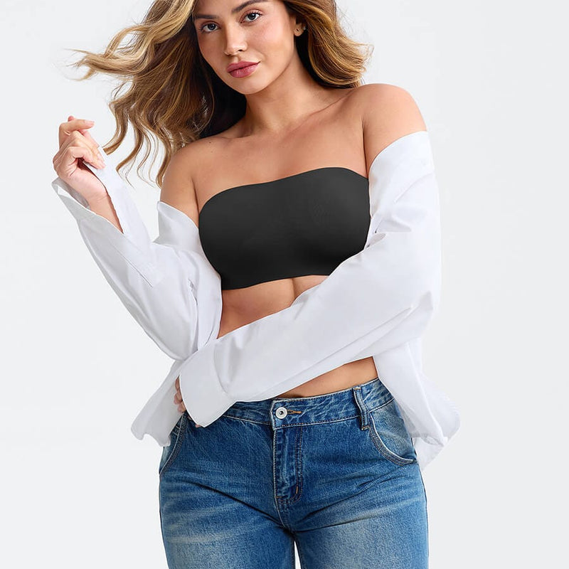 Padded Anti Slip Bandeau Bra