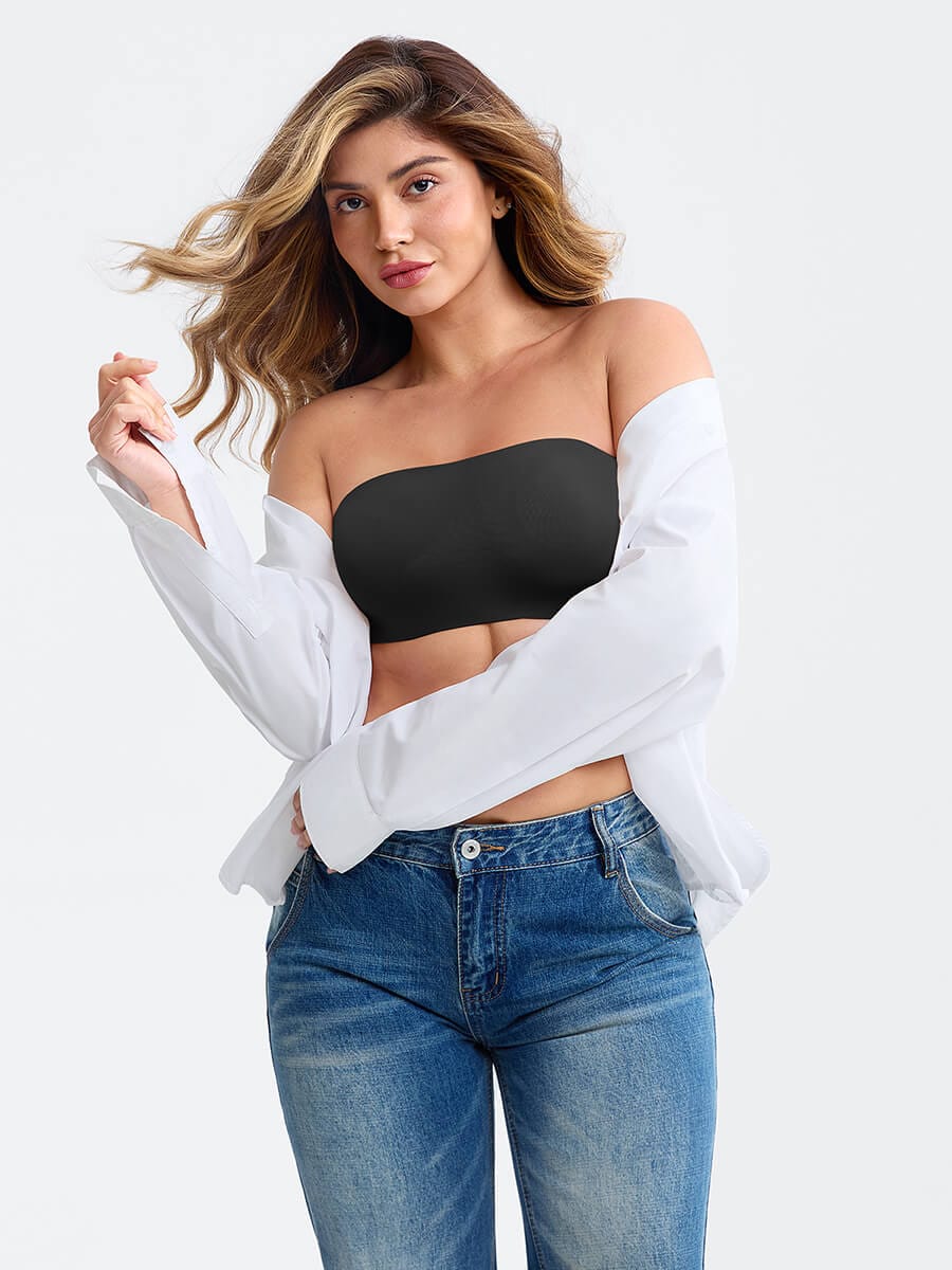 Padded Anti Slip Bandeau Bra