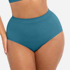 High-Waist Tummy Control Antibacterial  Hip Brief
